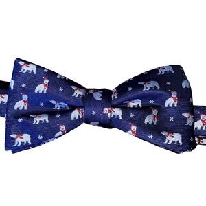 Knotty & Nice Christmas Polar Bear Bow Tie Men NEW *